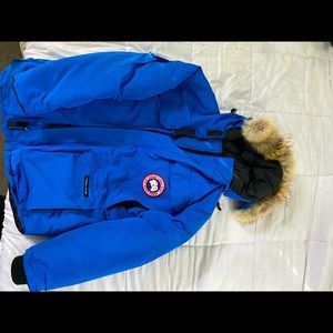 Canada Goose blue PBI Chilliwack Bomber Down Jacket